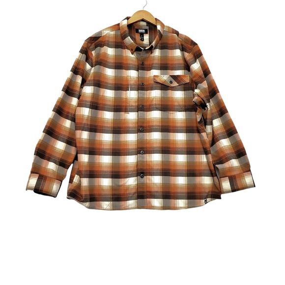 ALASKAN HARDGEAR Shirt Mens 2XL Boars Nest Brown Flannel Duluth AKHG XXL - Picture 1 of 10